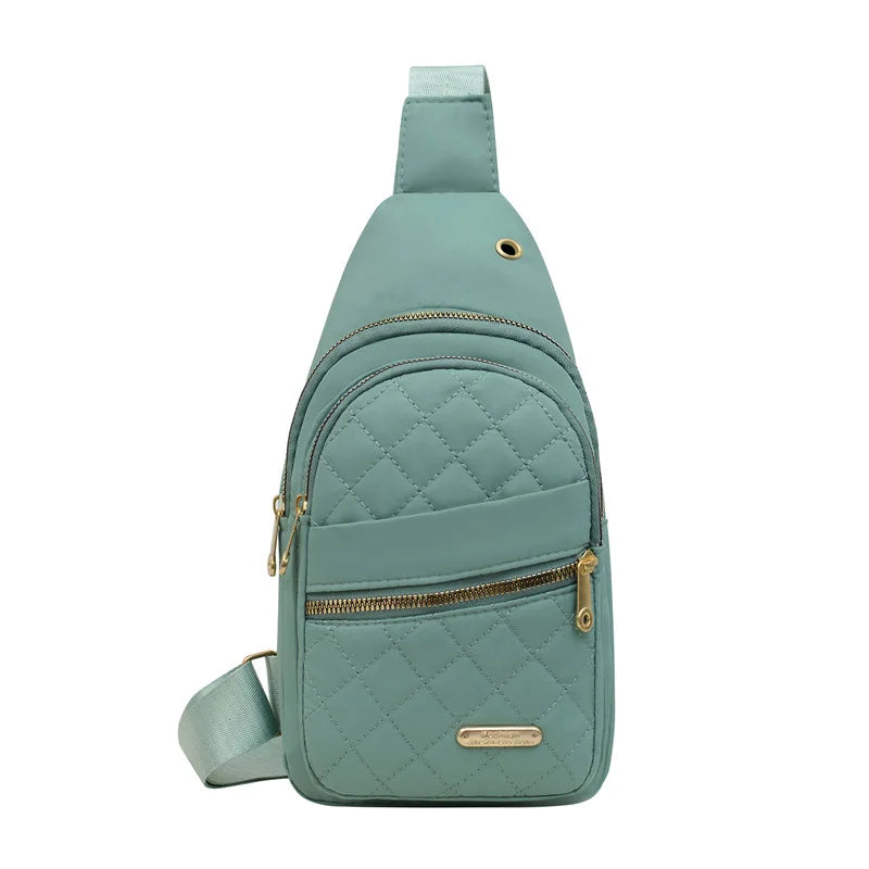 Waterproof Chest Bag for Women | Fashionable Anti-Theft Sling Backpack