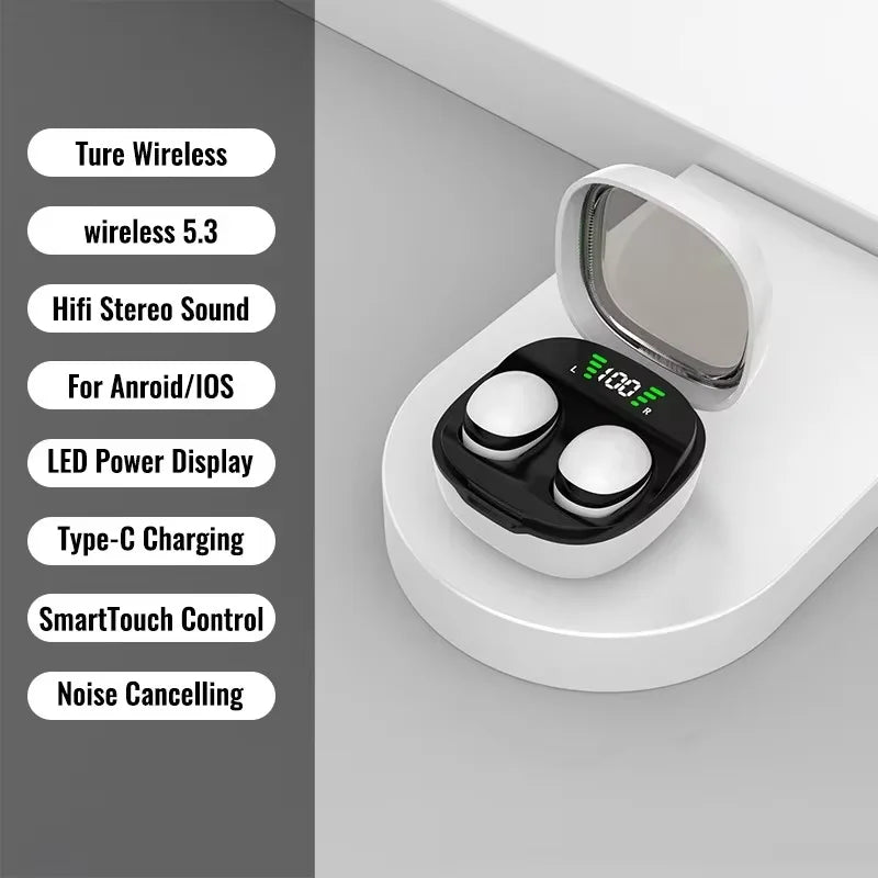 Bluetooth 5.3 AI Translation Earphones | HiFi Noise Reduction Earbuds