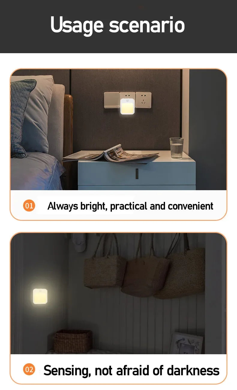 Dimmable Motion Sensor LED Night Light | Wireless & Portable