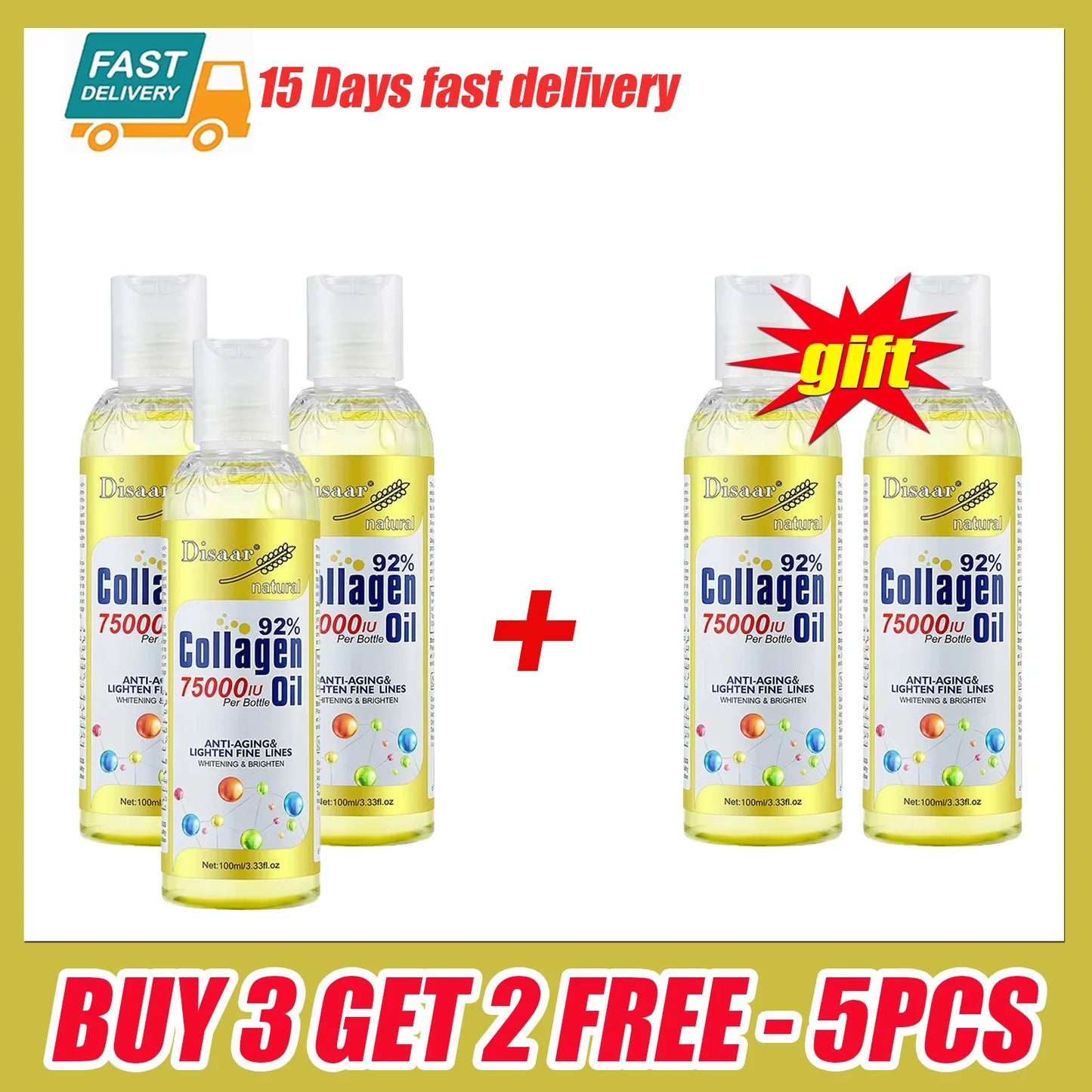 Hydrating Collagen Body Oil | Moisturizing Whole Body Essential Oil