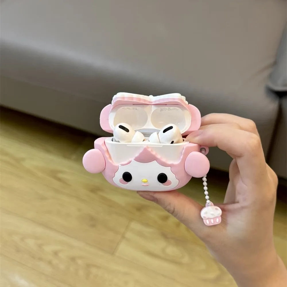 Cute Pink Melody Earphone Case | Protective Cover for AirPods