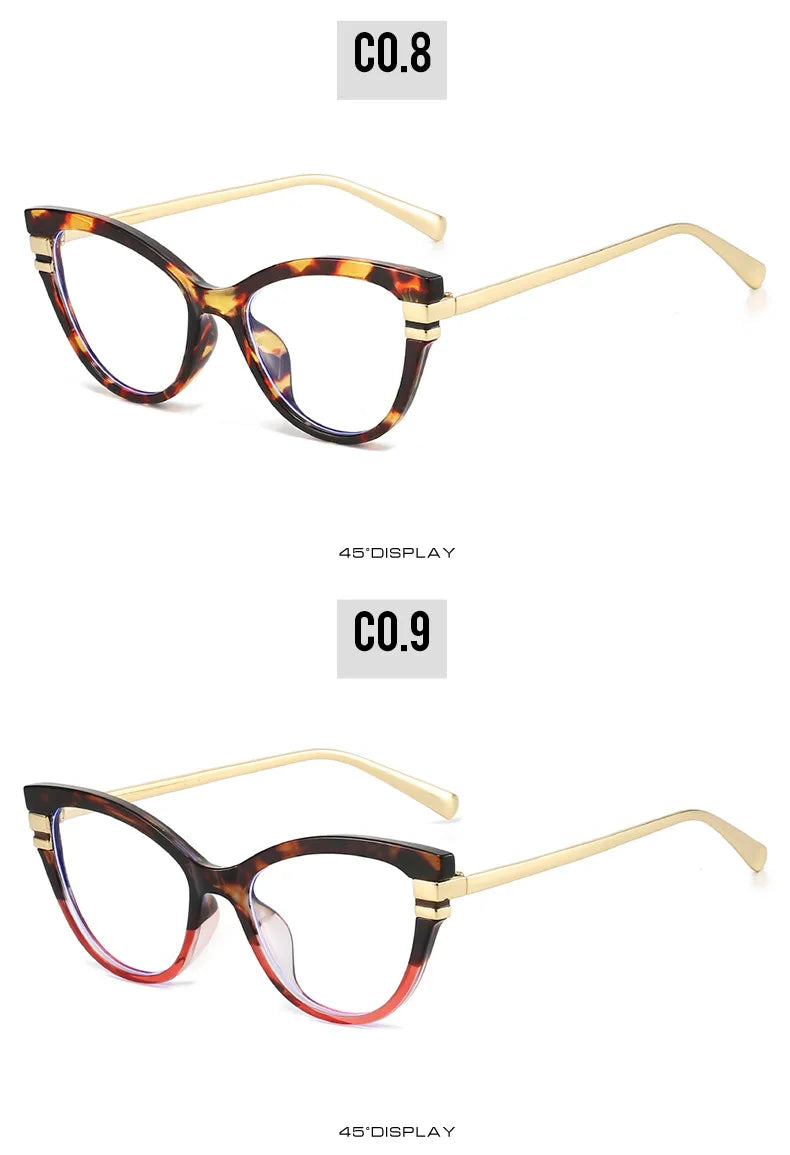 Cat Eye Anti Blue Light Glasses for Women | Trendy Fashion Frames 2026