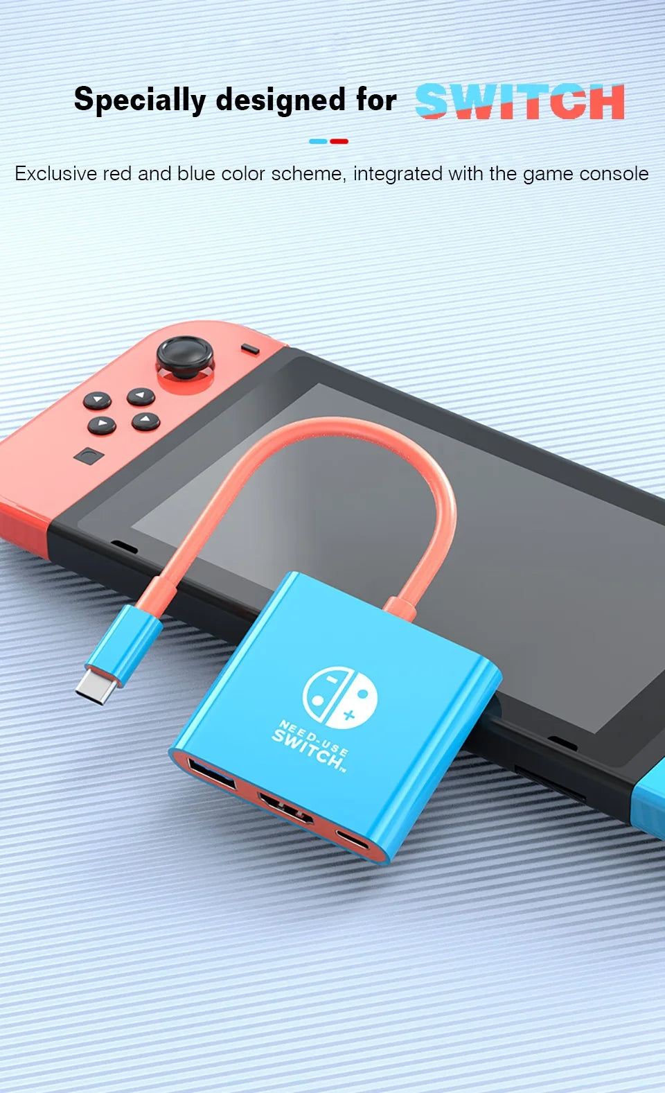 3-in-1 USB-C Hub | 4K HDMI Adapter with Fast Charging