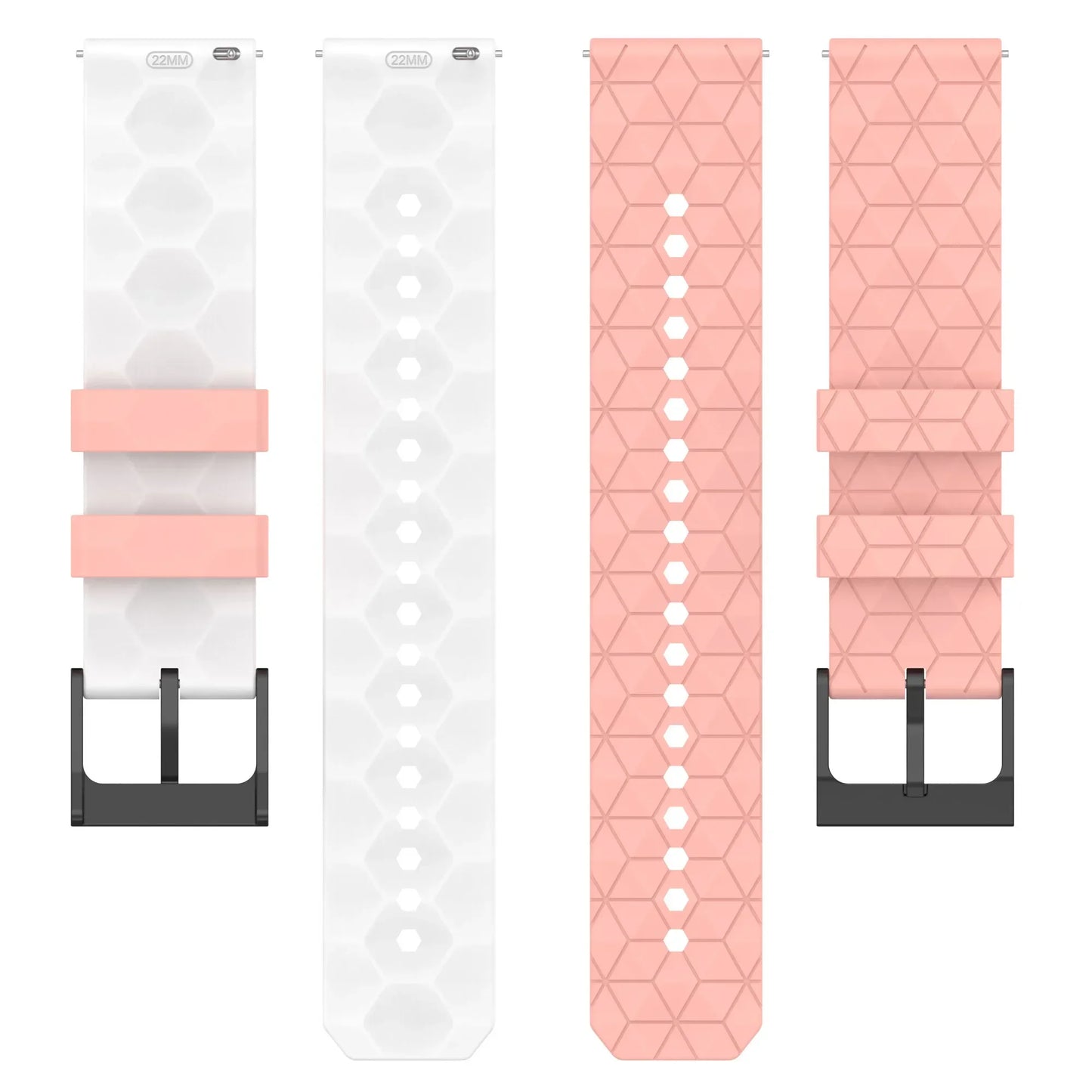 20mm 22mm Silicone Watch Strap for Galaxy & Huawei Watches