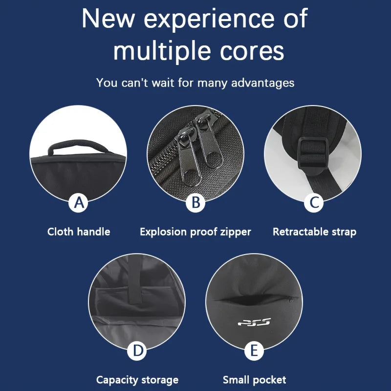 Travel Backpack for Gamers | Protective Carrying Case for PS5