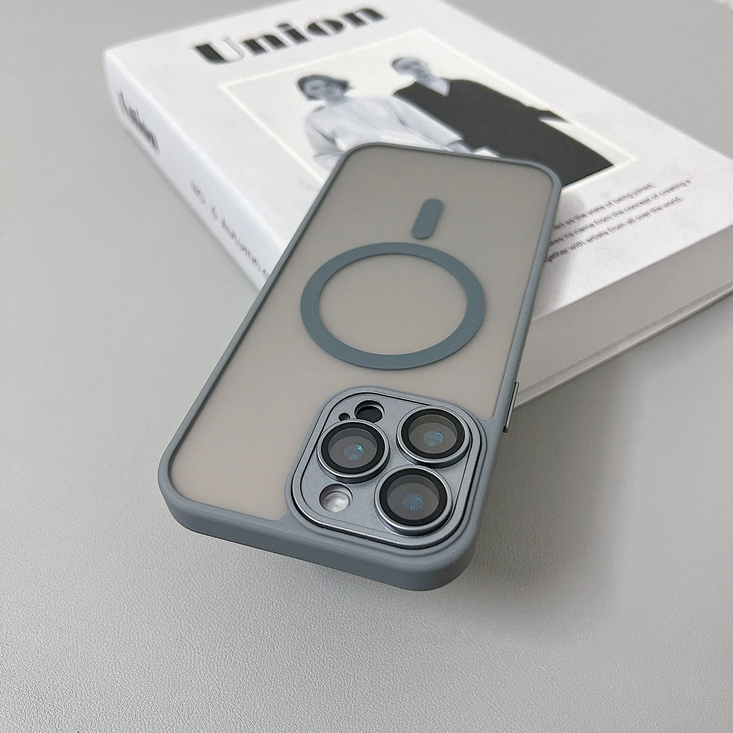 Shockproof Magnetic Matte Translucent Case for iPhone Models