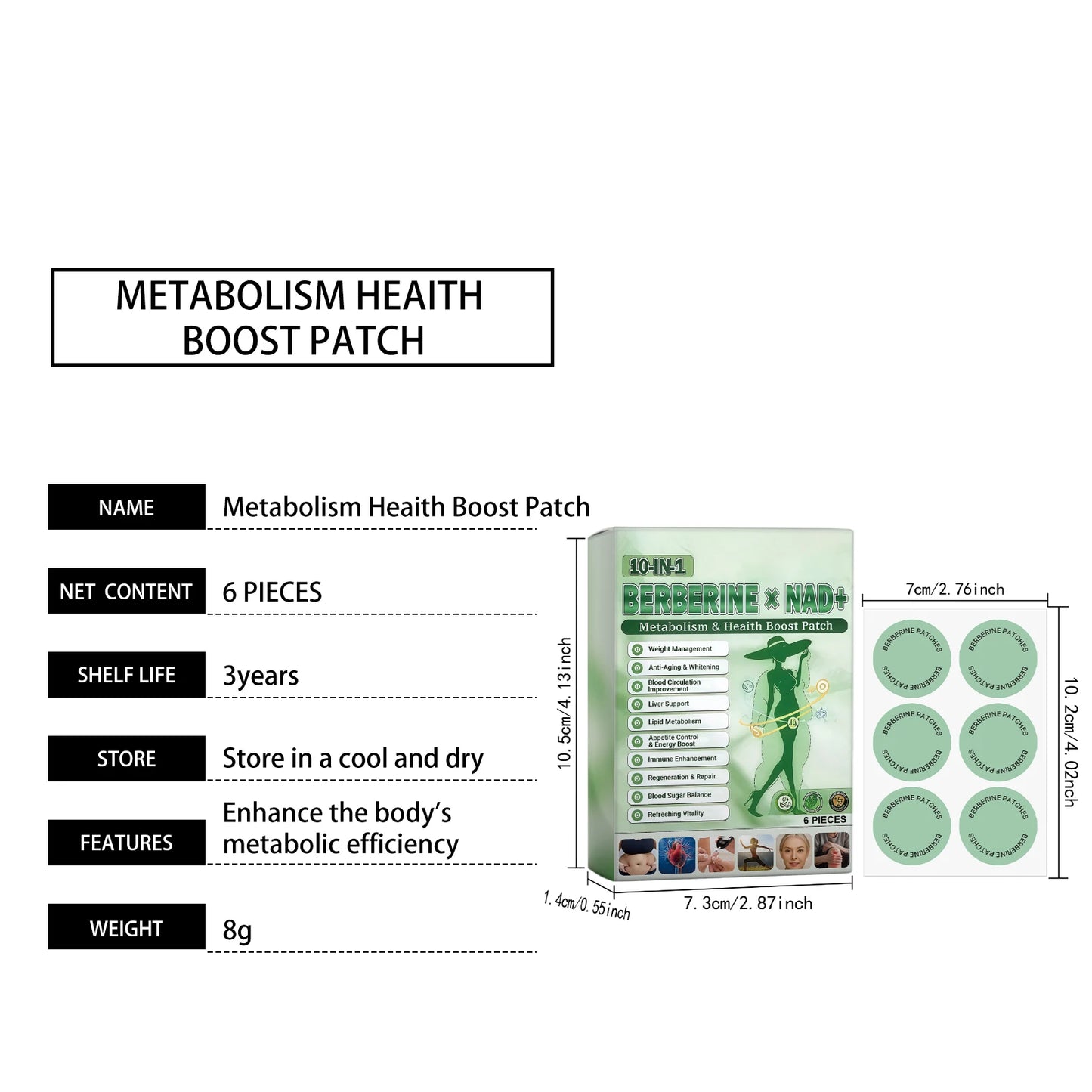 Gentle Nourishment Body Care Patch | Lightweight Skin-Friendly Solution