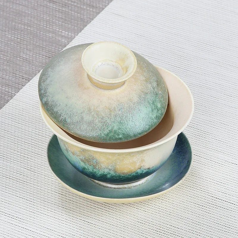 Elegante juego de tazas de té de cerámica | Perfecto para ceremonias del té