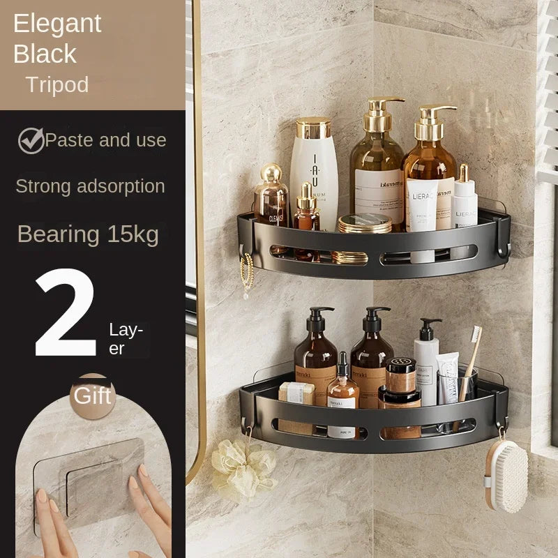 No Drill Shower Shelf | Strong Adhesive Bathroom Organizer
