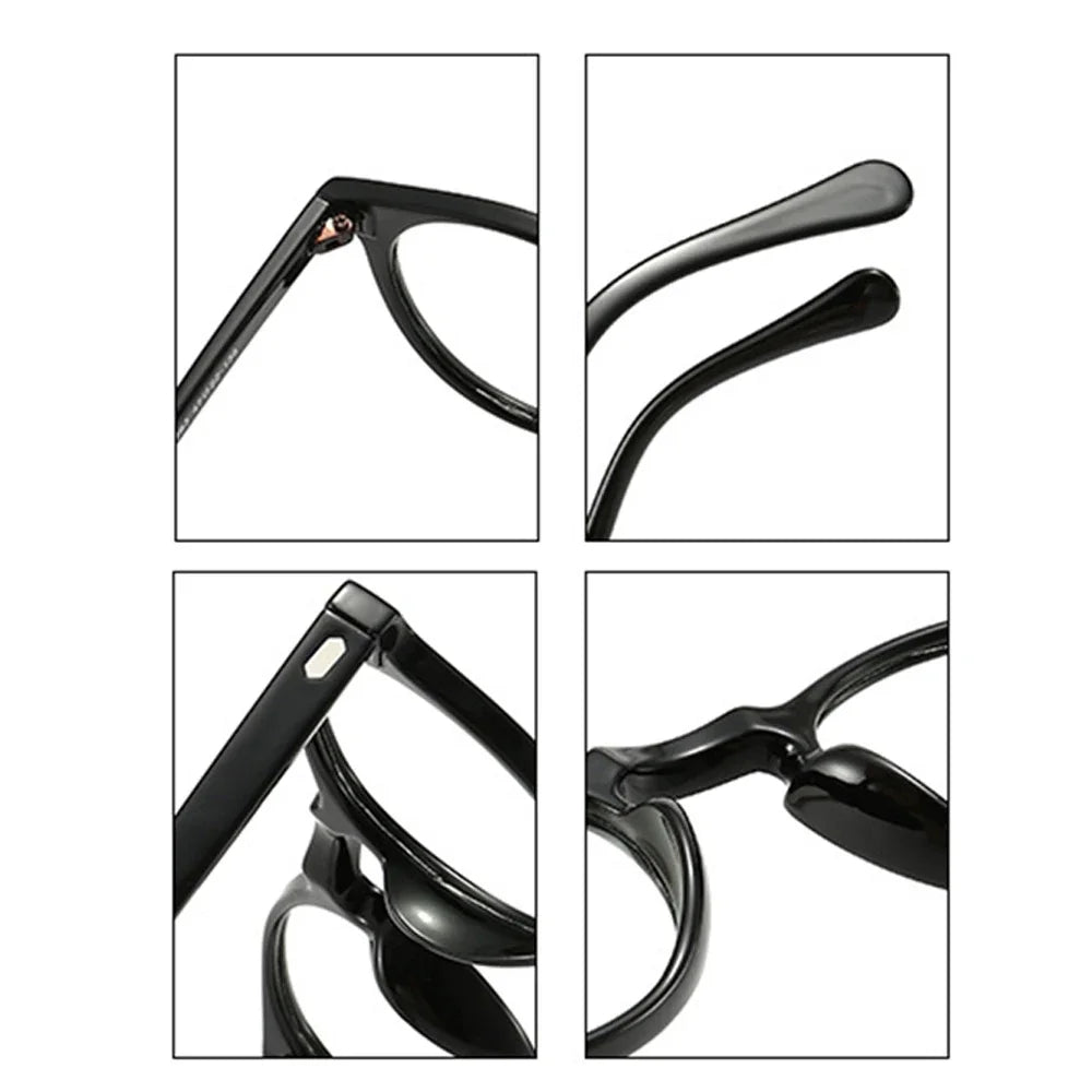Classic Matte Black Transition Glasses | Blue Light Blocking Eyewear