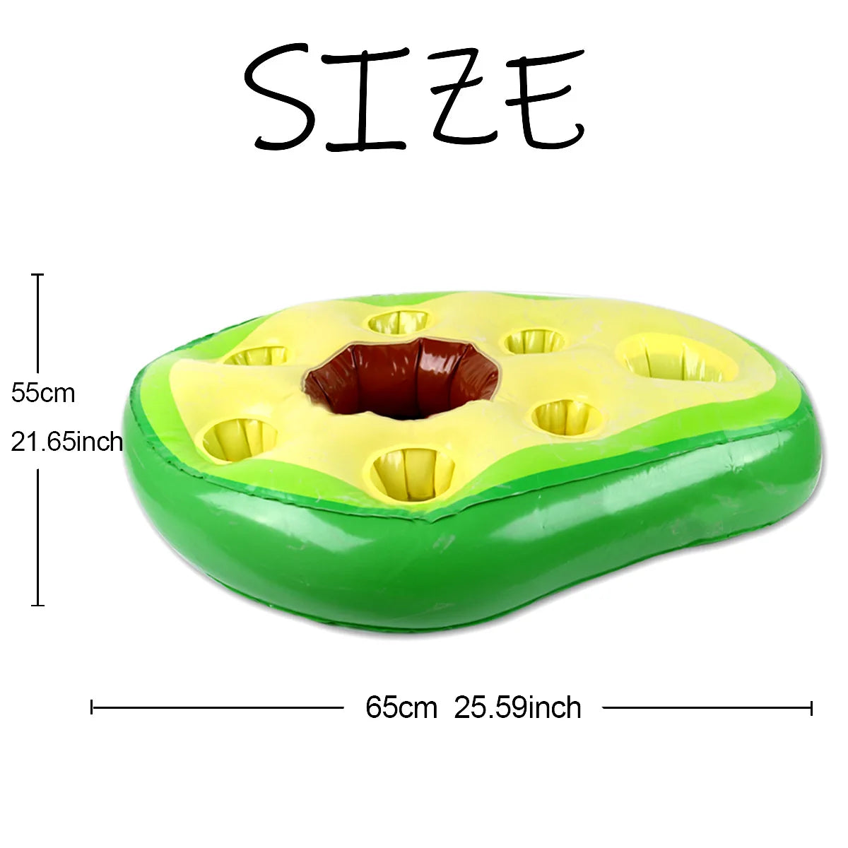 Inflatable Pool Drink Holder | Summer Party Float Cooler Tray