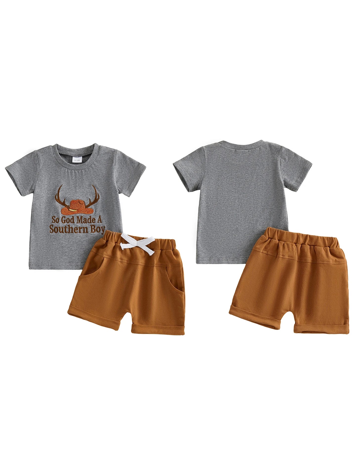 Baby Girls Floral Ruffle Sleeve Romper & Shorts Set | Adorable Style