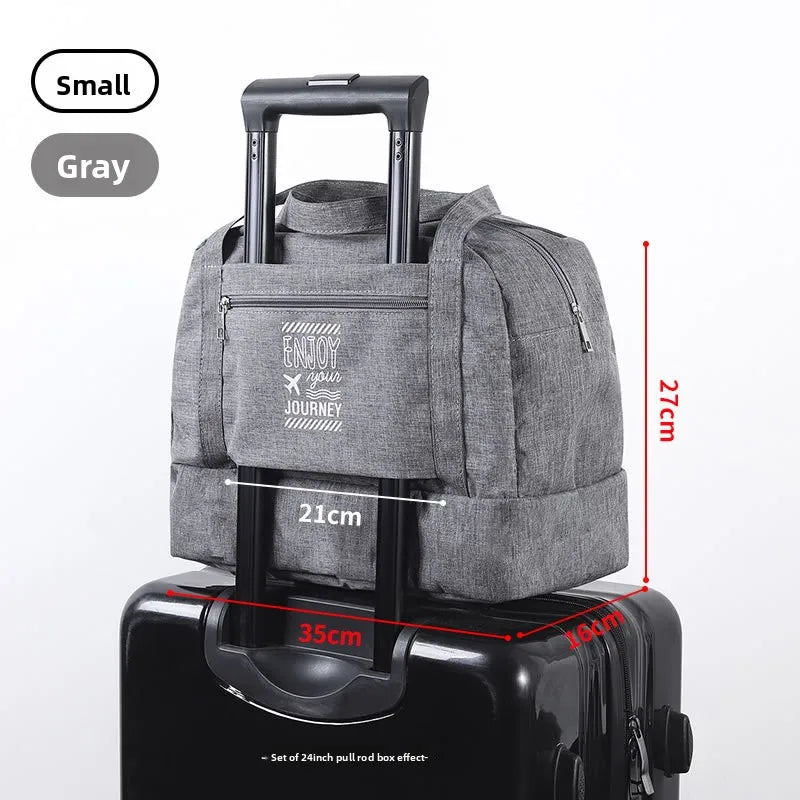 Double-Layer Waterproof Travel Bag for Gym & Swimming