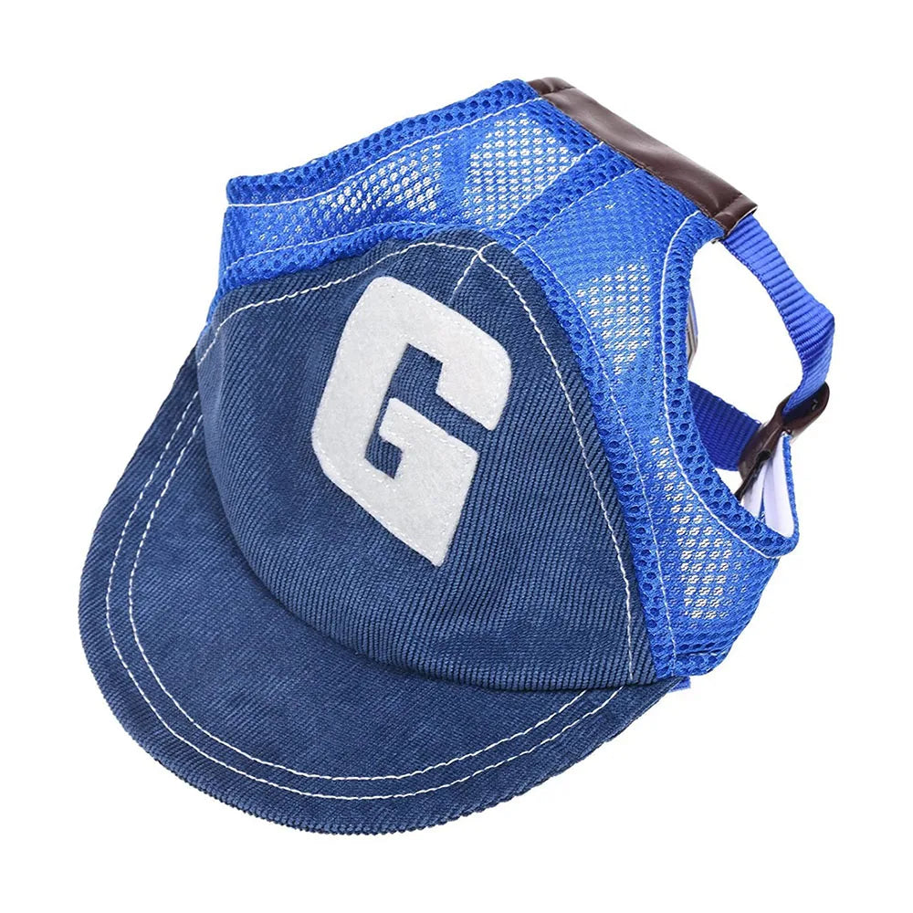 Dog Sunscreen Hat | Adjustable Baseball Cap for Outdoor Fun