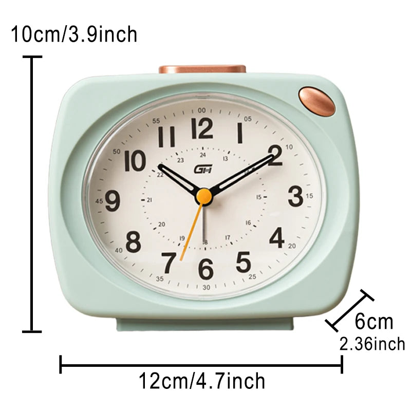 Modern Music Alarm Clock with Snooze and Night Light Function