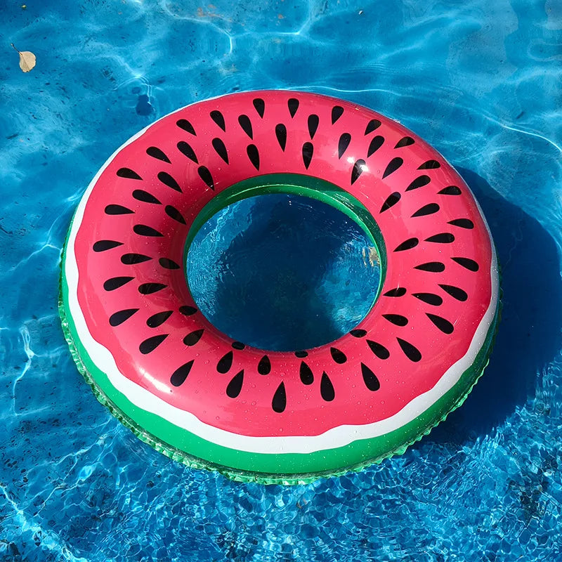 Watermelon Inflatable Pool Floats | Fun Summer Swimming Rings