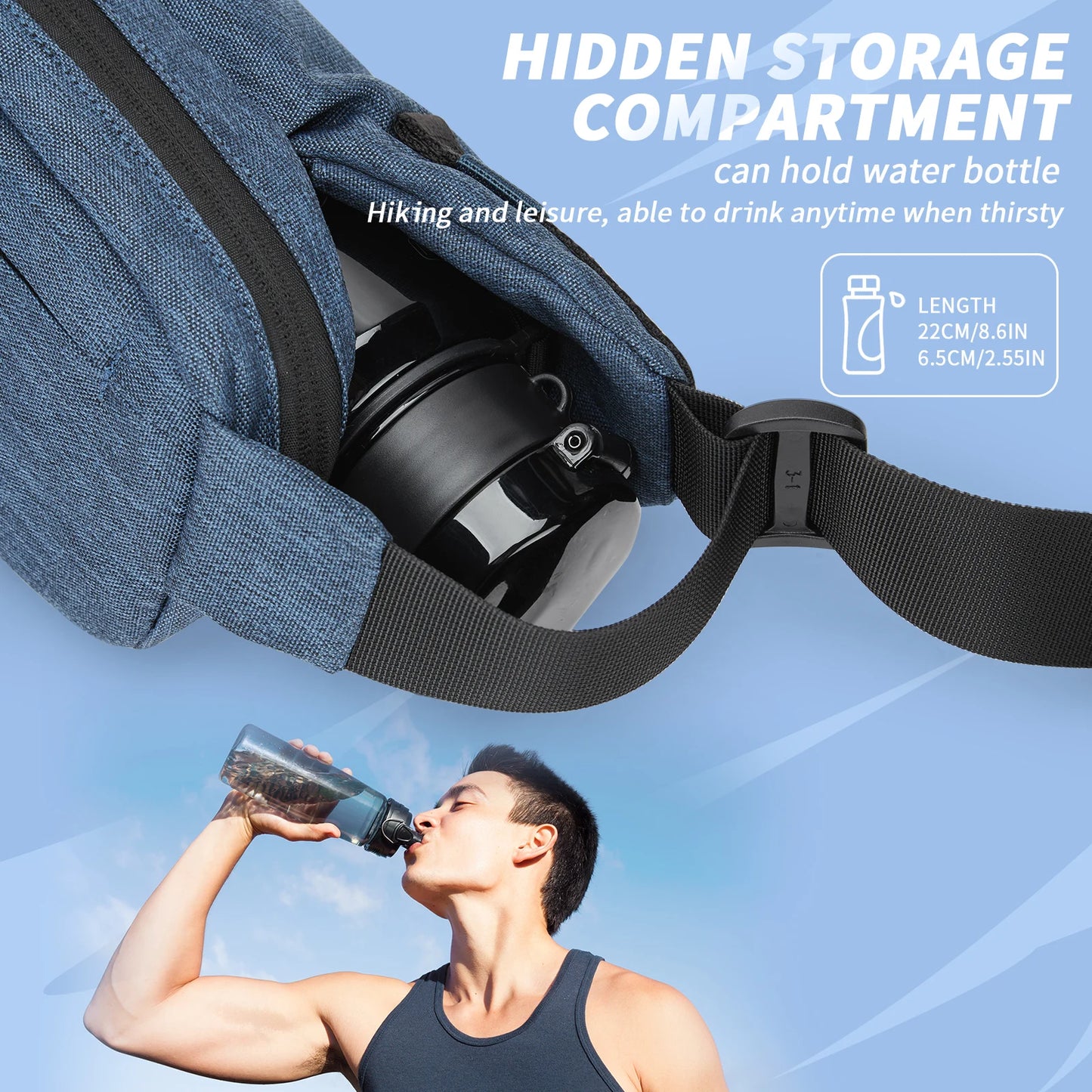 Anti-Theft Crossbody Sling Bag | Versatile Backpack for Everyone