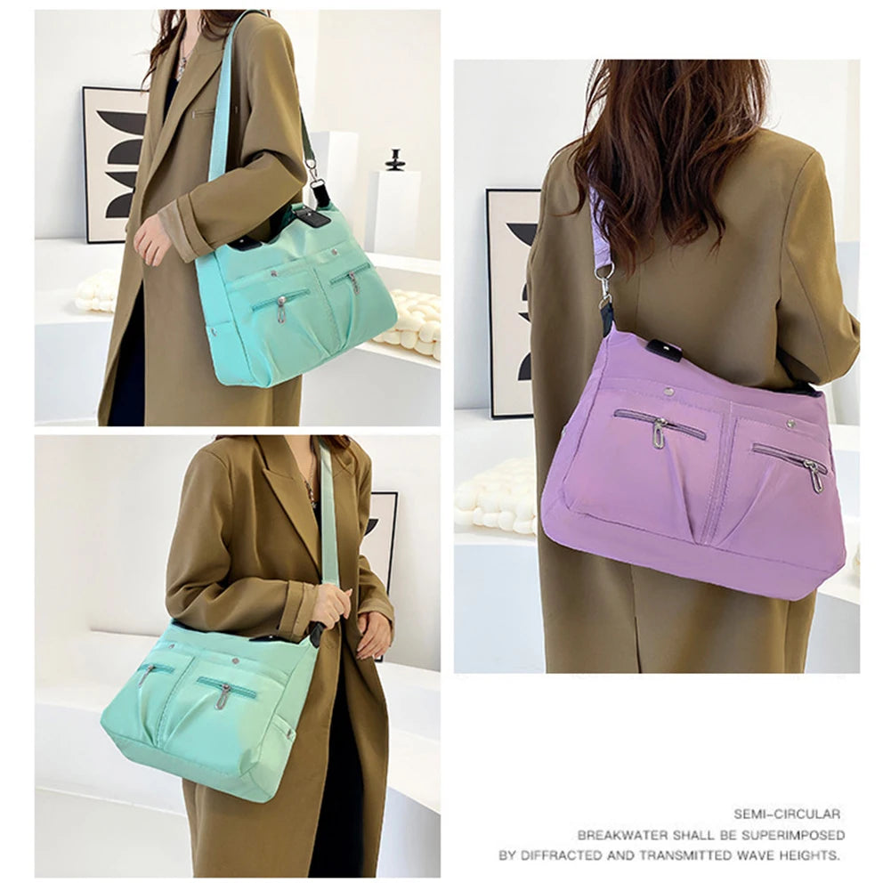 Waterproof Nylon Handbag | Multifunctional Tote for Outdoor Use