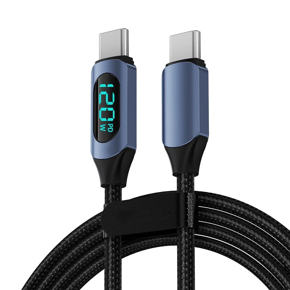 120W Super Fast Type C Charging Cable | High-Speed Data Cord
