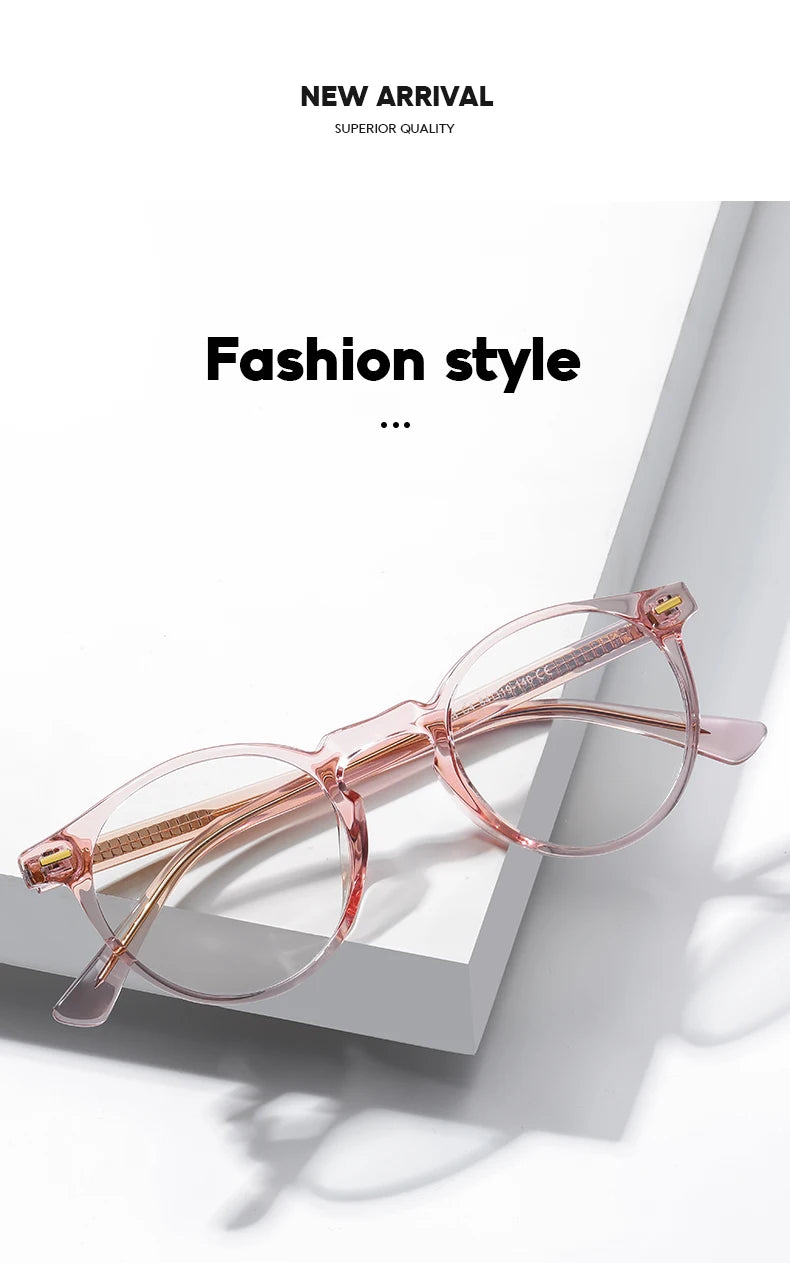 Stylish Women's Geometric Prescription Glasses | Blue Light Blocking