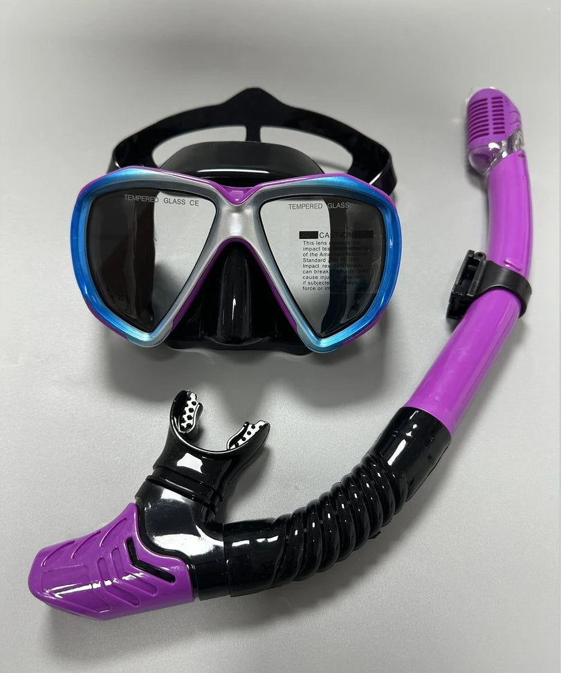Professional Scuba Diving Masks & Snorkeling Set for Adults