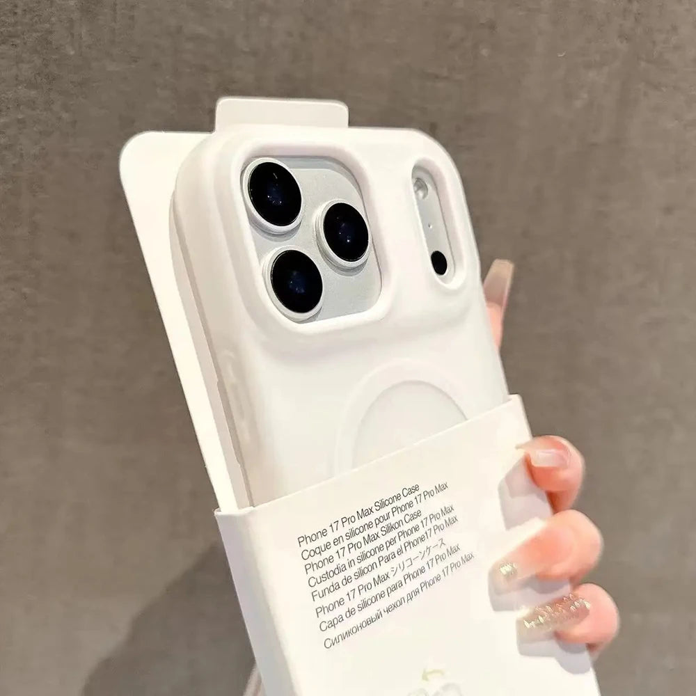 Magnetic Candy Color Wireless Charging Case for iPhone