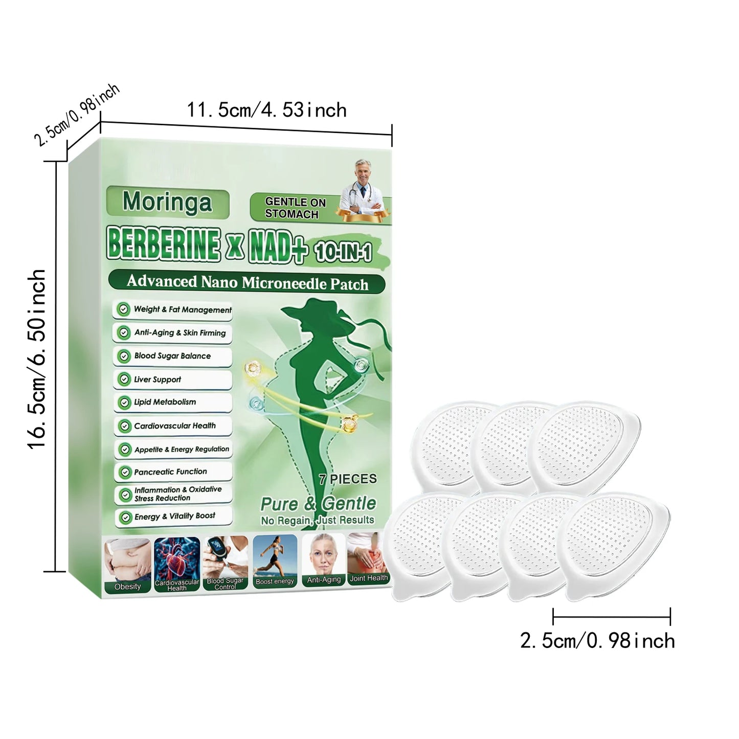 Moringa Body Care Patch | Lightweight Moisturizing Skin Patch