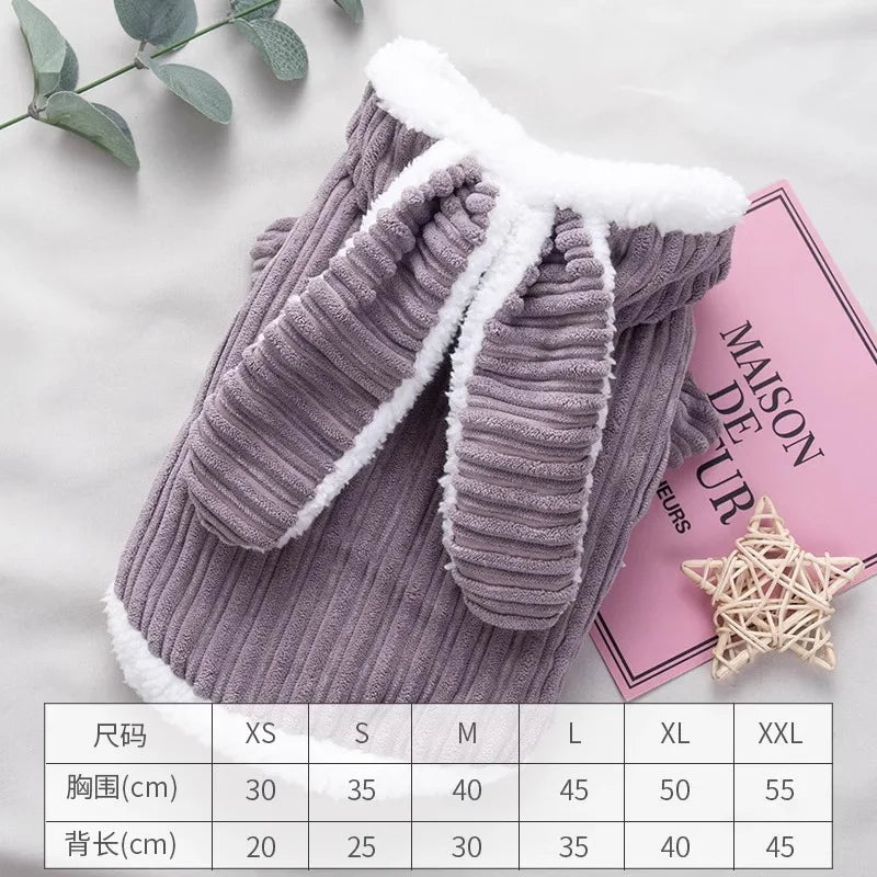 Thickened Fluffy Cotton Coat for Kittens | Warm Winter Jacket