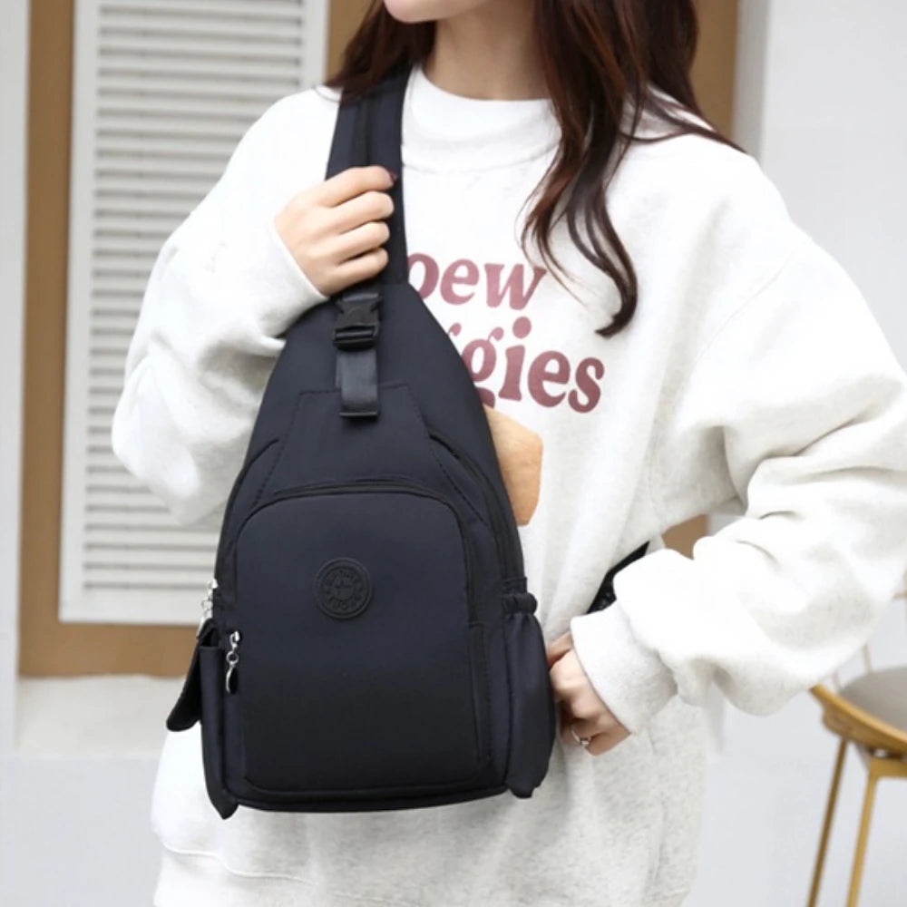 Casual Multi-Functional Nylon Chest Bag | Stylish and Practical