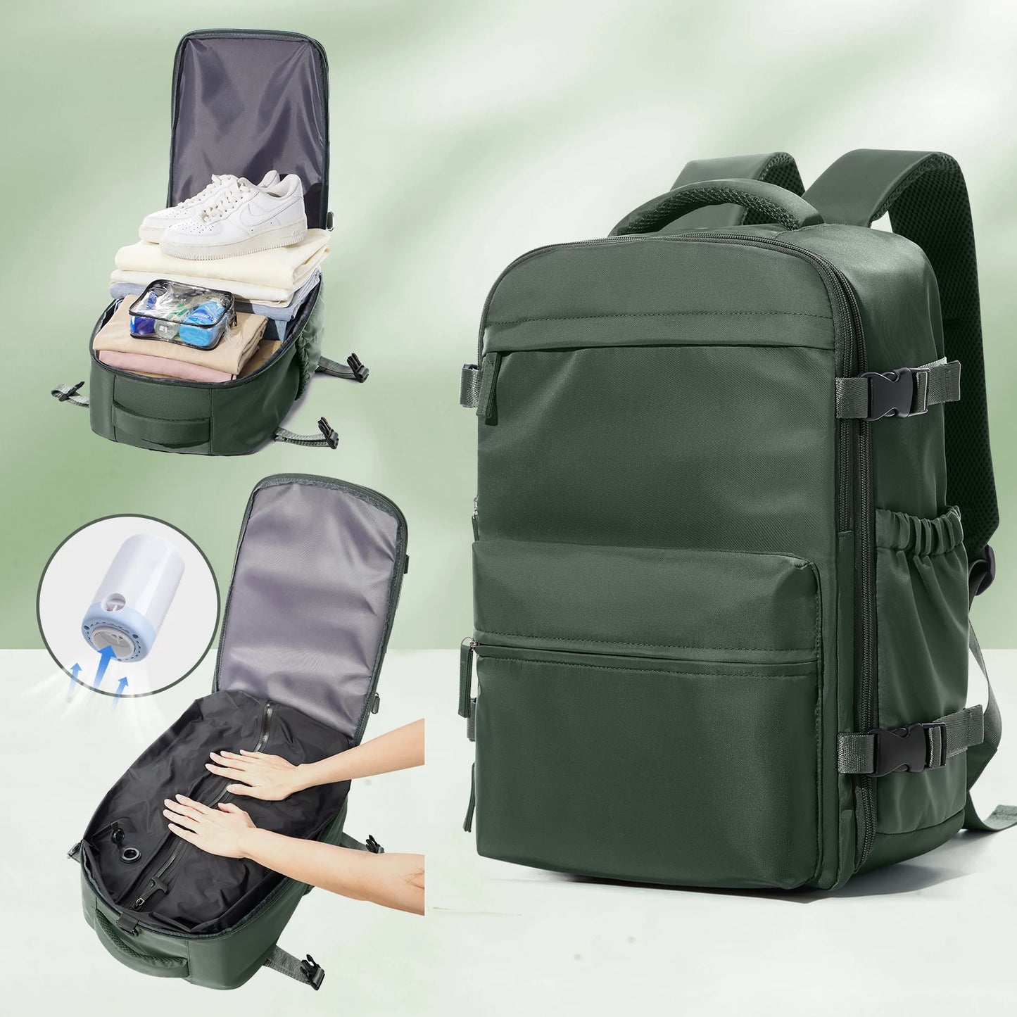 Large Capacity Backpack | Versatile Expandable School Bag