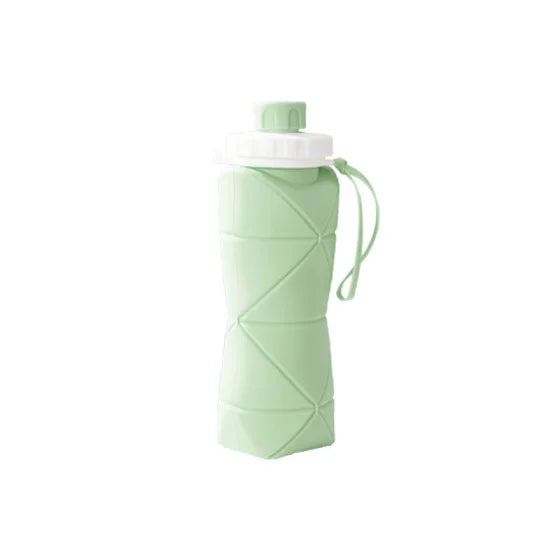 600ml Portable Folding Silicone Water Bottle | Ideal for Outdoor Activities