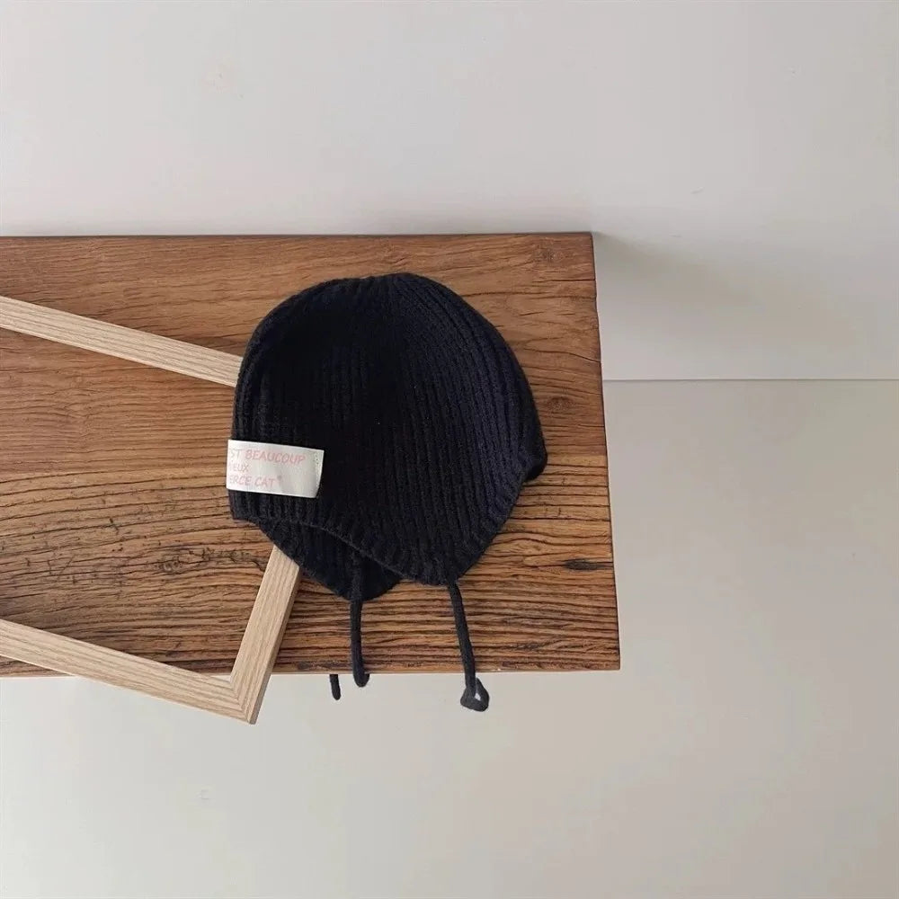 Comfortable Windproof Pullover Cap for Kids | Warm Winter Beanie