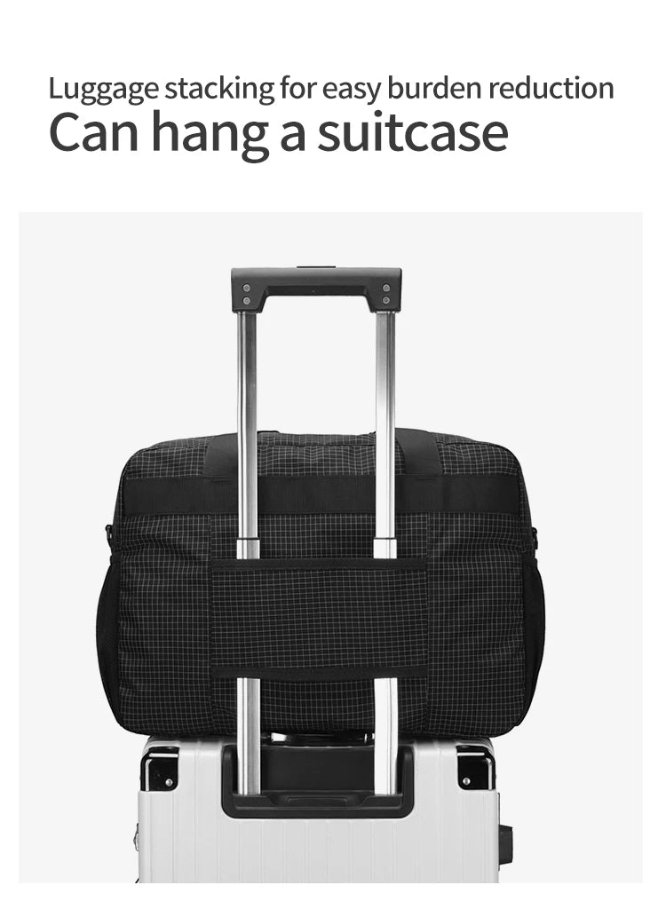 Large Capacity Nylon Tote Bag | Perfect for Travel & Gym