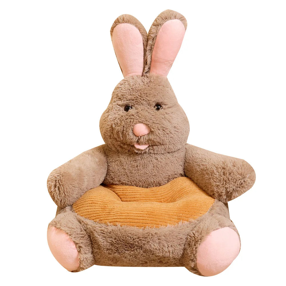 Adorable Plush Cartoon Animal Sofa Chair for Kids | Cozy & Fun