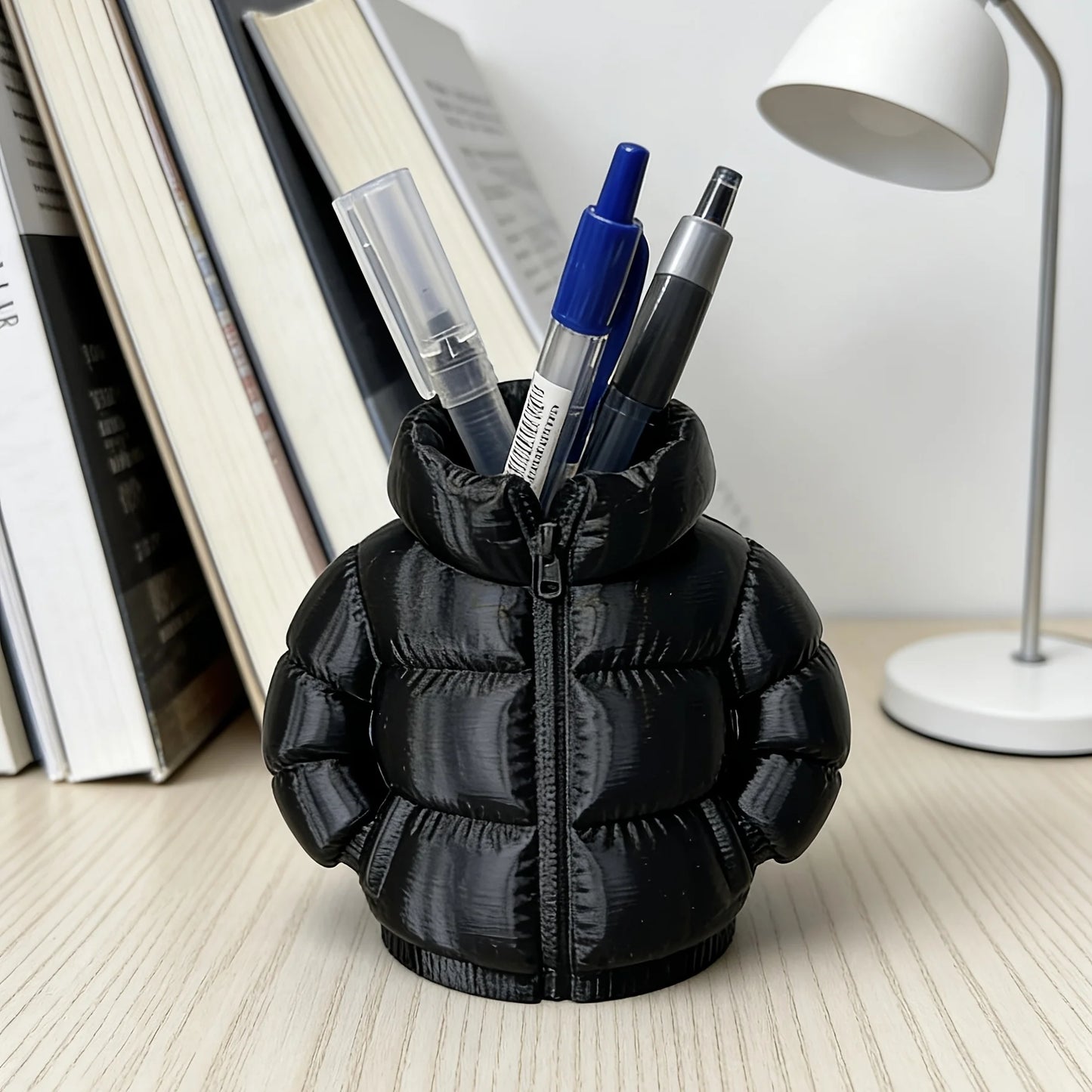 Cute Down Jacket-Shaped Pen Holder | Creative Classroom Accessory