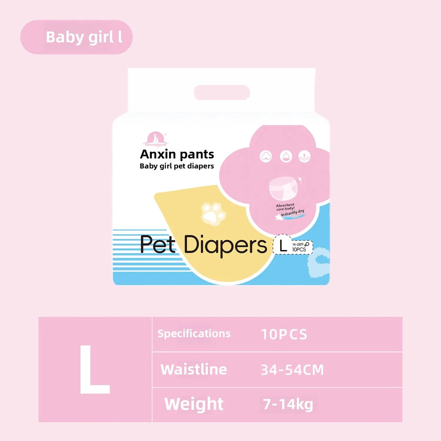 Comfortable Waterproof Pet Diapers | Thin & Breathable Dog Shorts