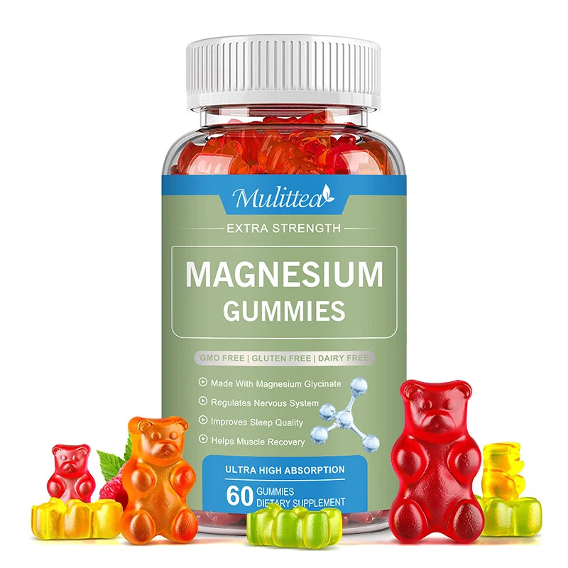 High Absorption Magnesium Taurine Gummies for Muscle Support