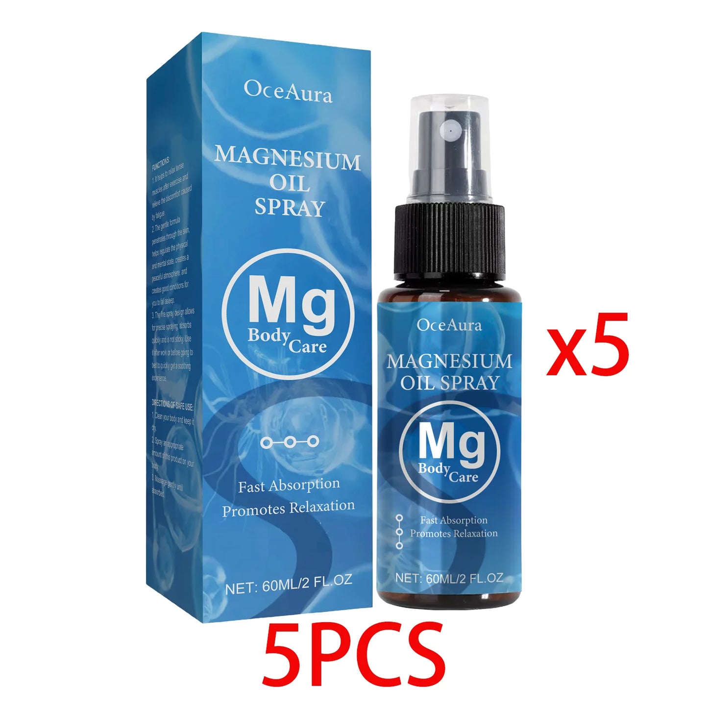 Magnesium Oil Spray for Relaxation & Muscle Relief | Better Sleep