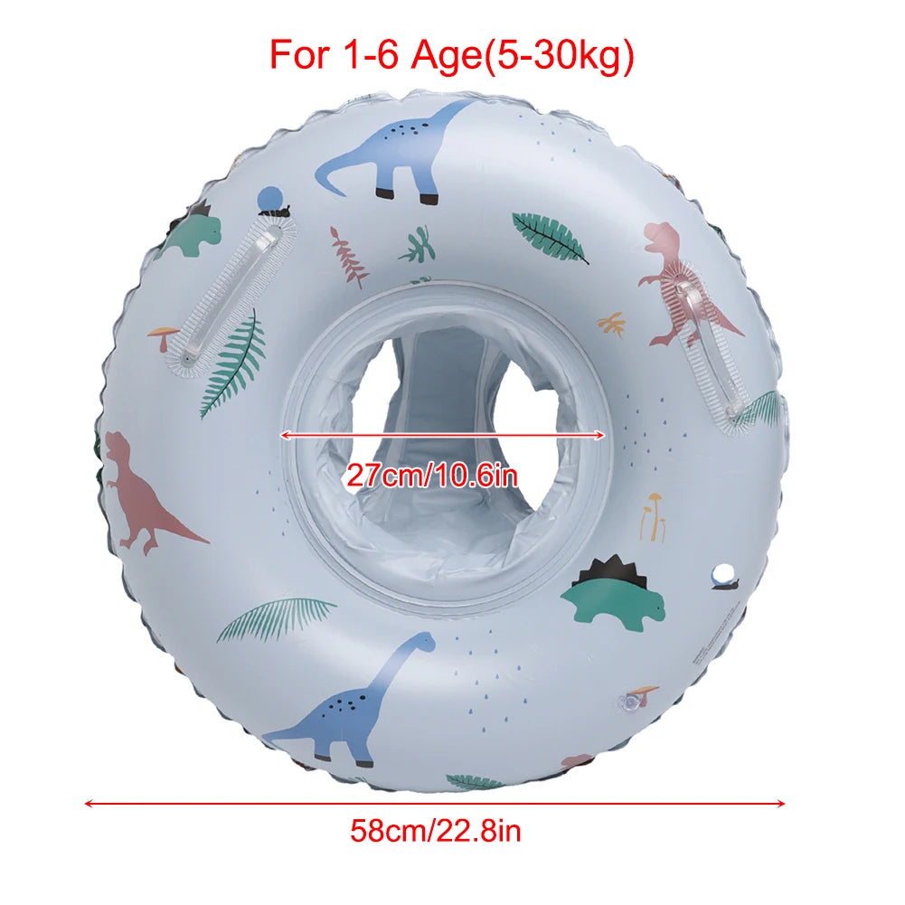 Inflatable Pool Float for Kids | Baby Swim Seat Ring for Water Fun