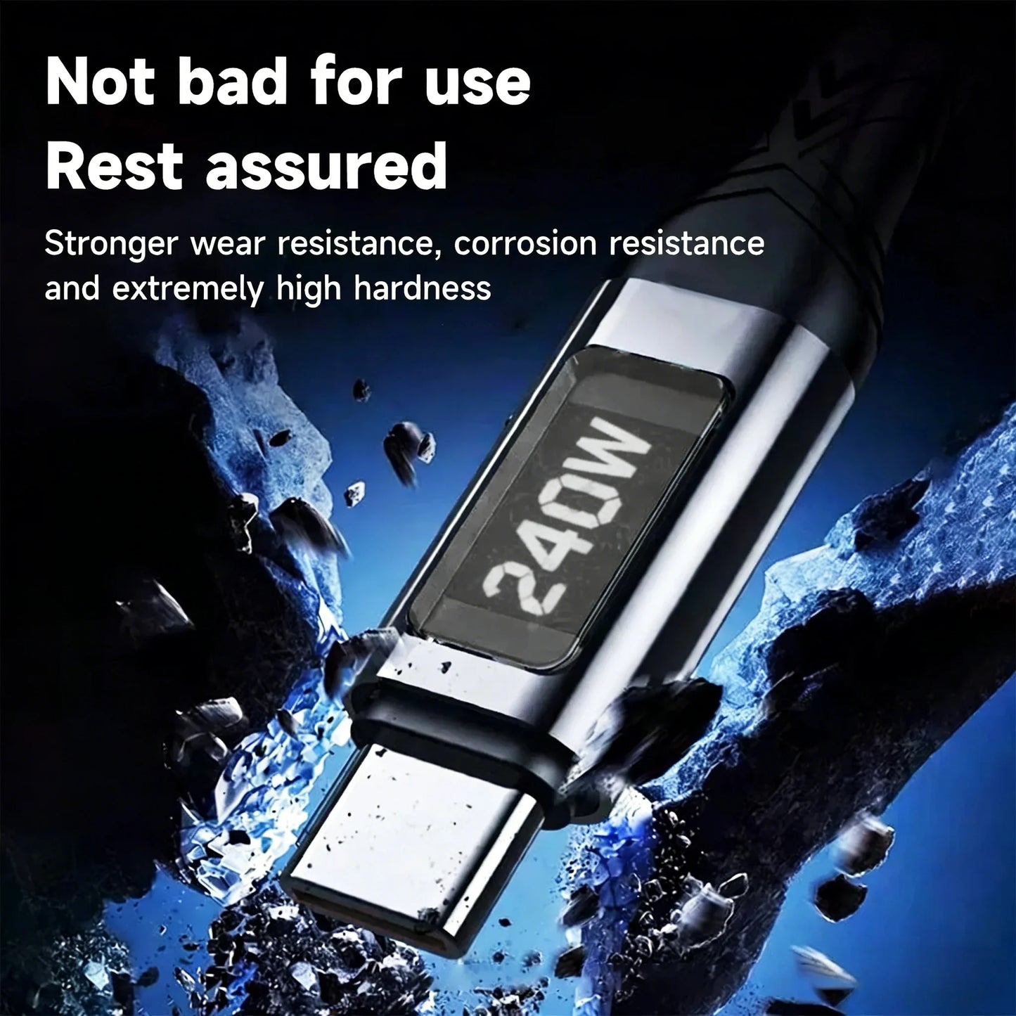 240W Super Fast Charging USB Type-C Cable for All Devices