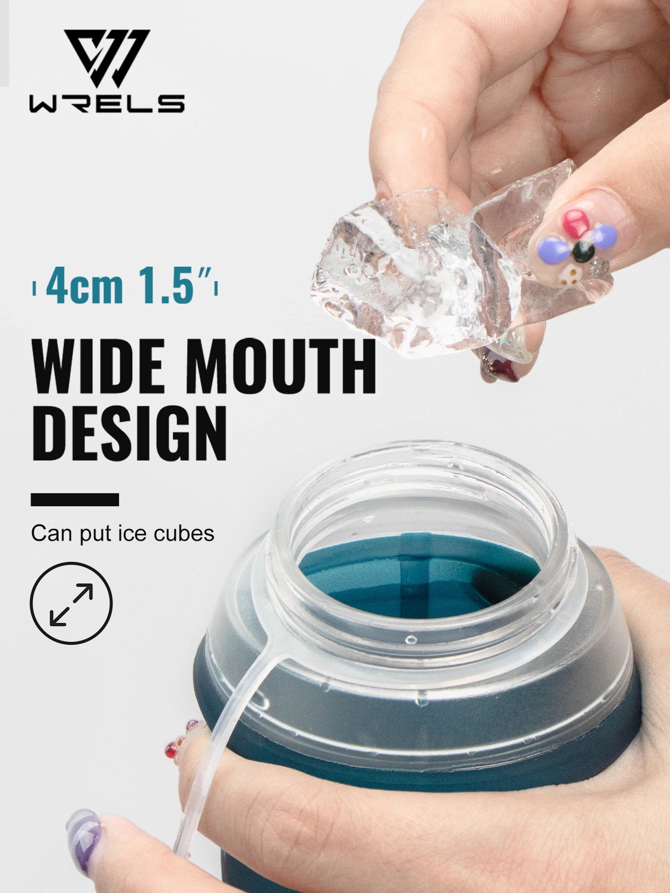 500ML Collapsible Sports Water Bottle | BPA-Free Soft Flask