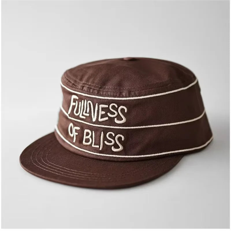 Retro Embroidered Duckbill Caps | Casual Leopard Print Baseball Hat