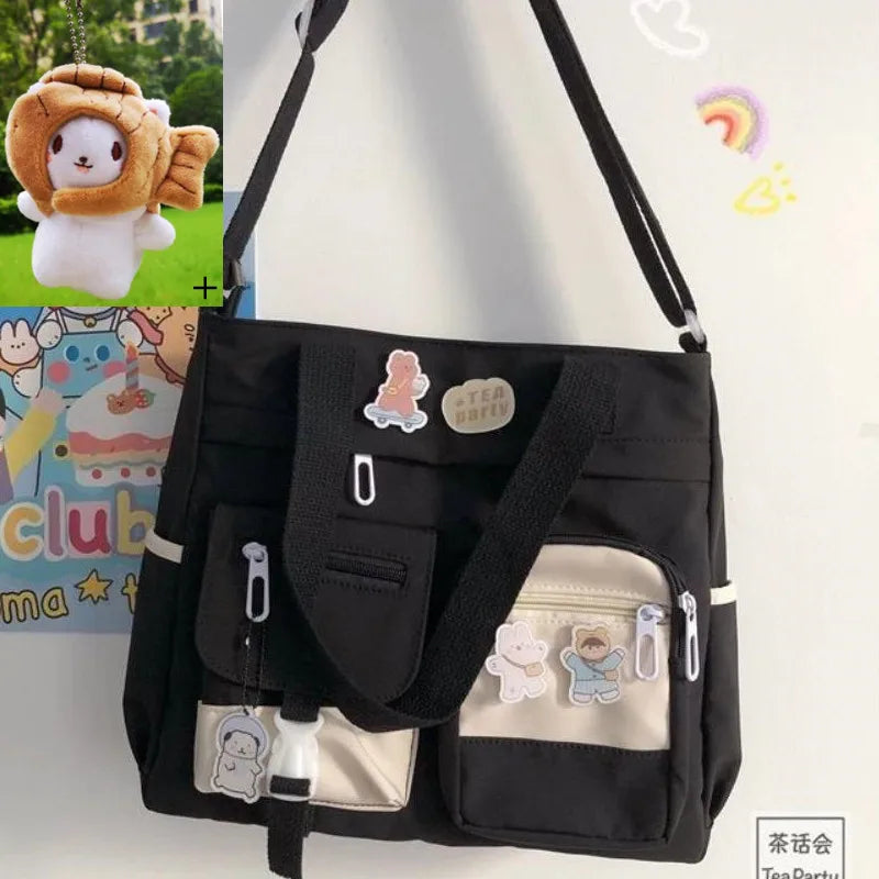 Versatile Nylon Waterproof Women's Shoulder Bag | Stylish Crossbody Satchel