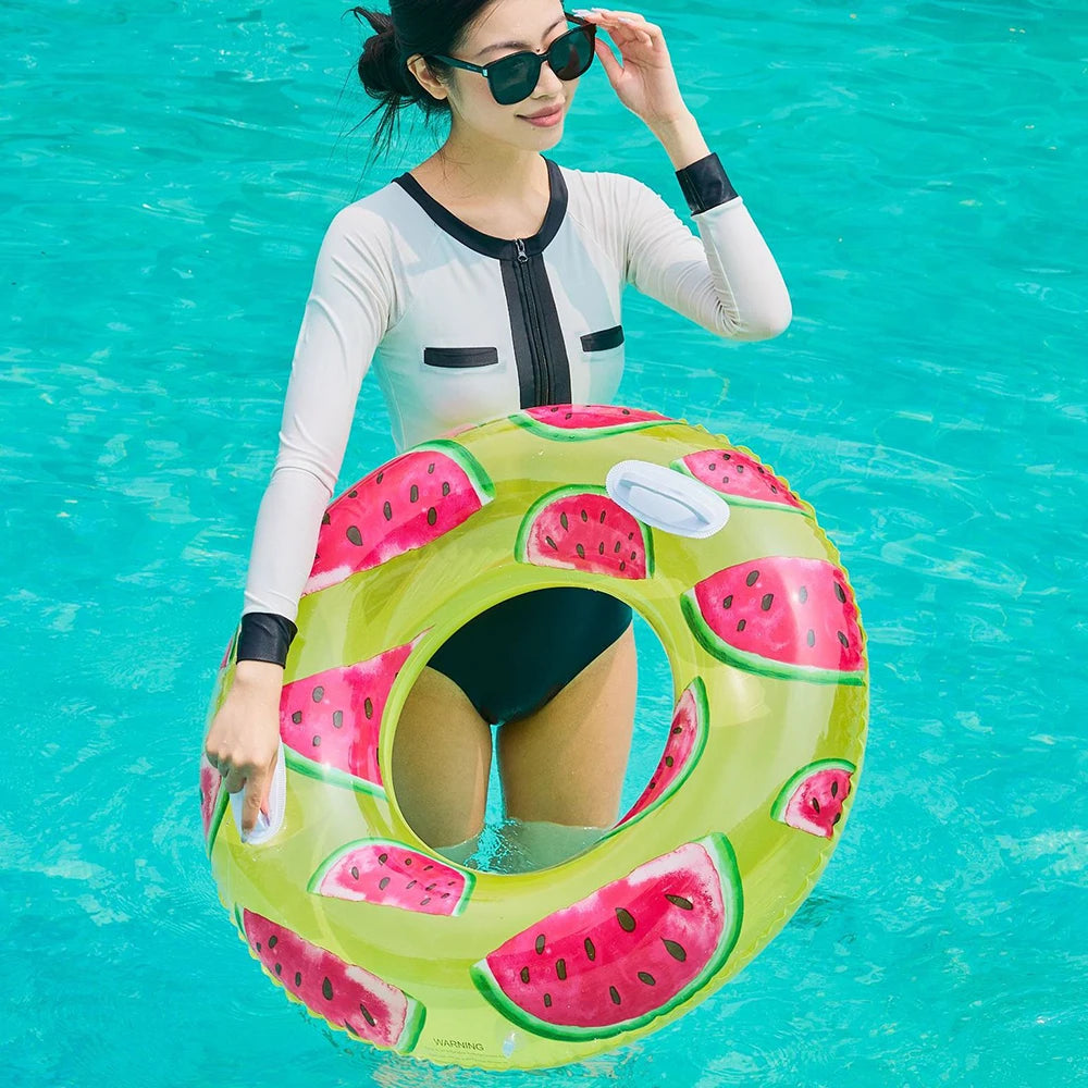Watermelon Swim Tube | Fun Inflatable Pool Float for Summer