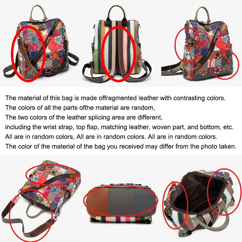 Stylish Leather Travel Backpack for Women | Versatile & Chic