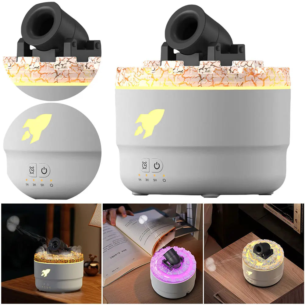 Volcanic Crack Air Humidifier & Aroma Diffuser | Relaxing Ambiance