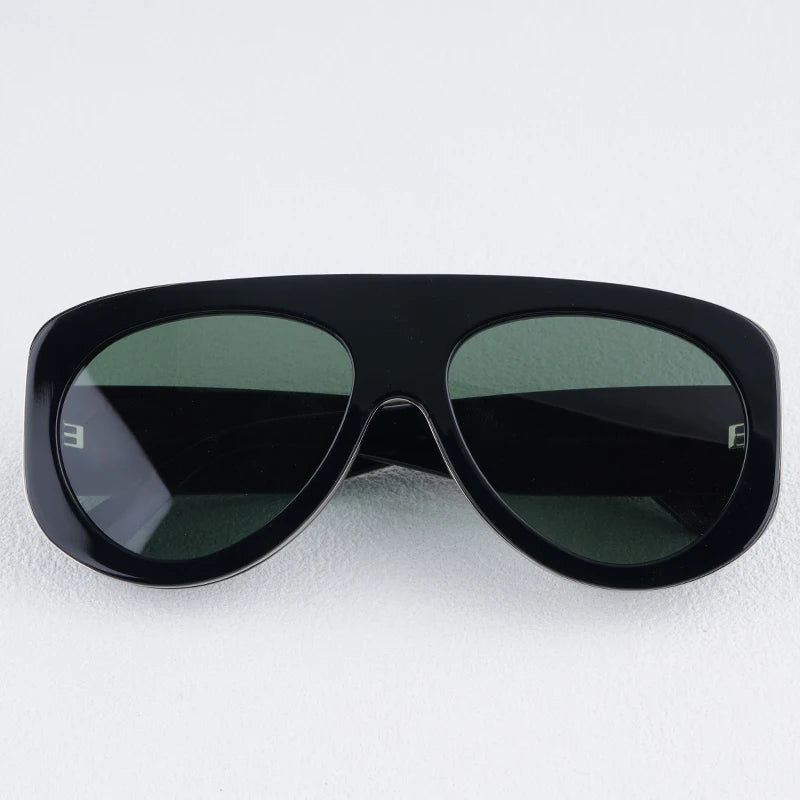 Trendy Retro Oval Sunglasses | Stylish Luxury Eyewear for Outdoors