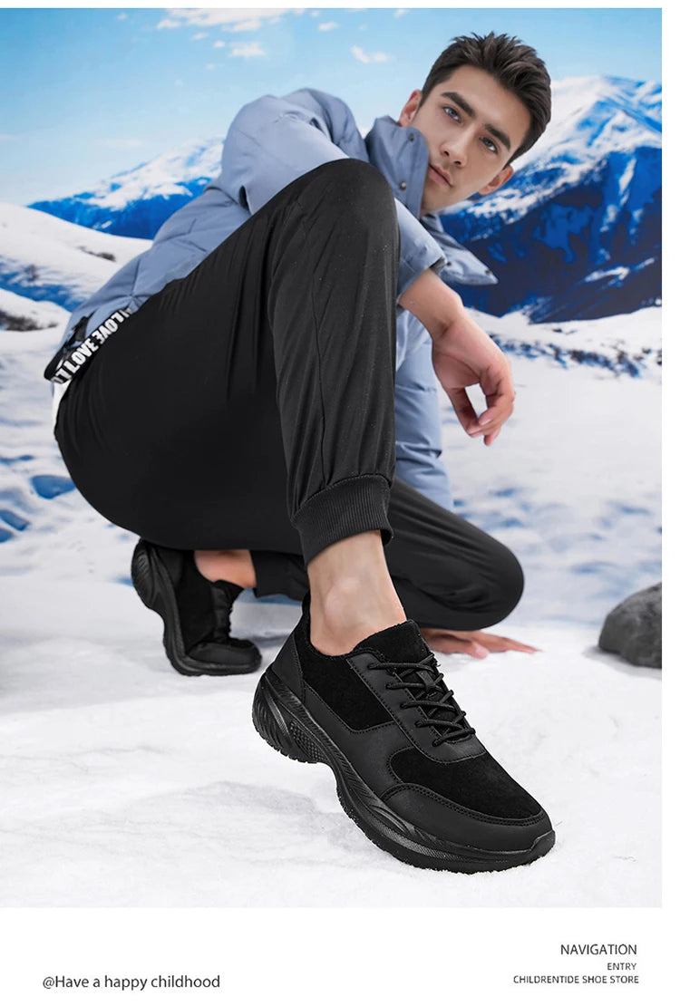 Winter Barefoot Men's Sneakers | Comfortable Non-Slip Casual Shoes