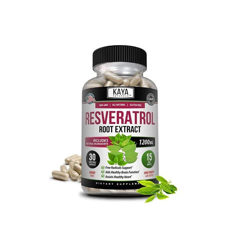 Resveratrol Capsules | Antioxidant Support for Health & Wellness