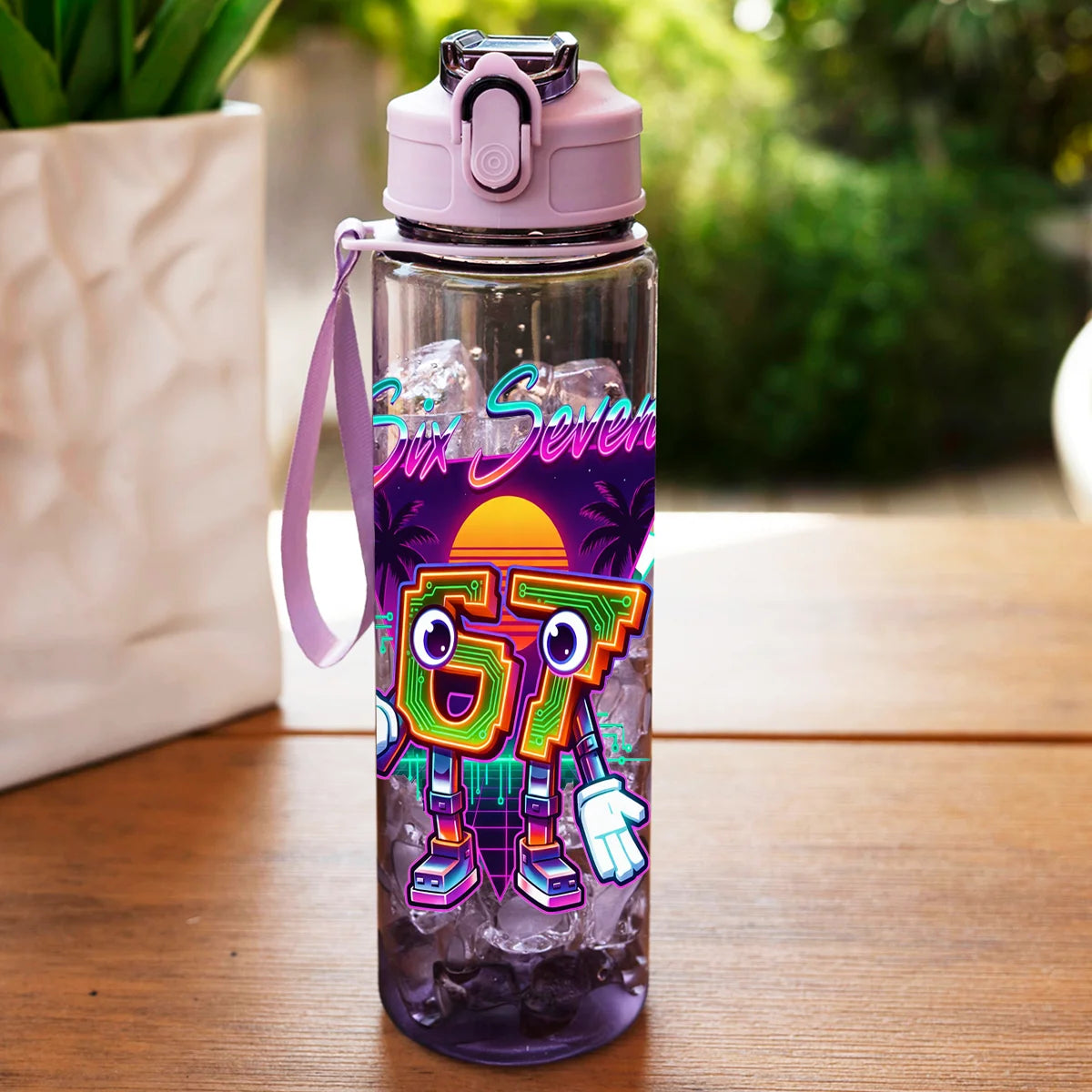 Portable 750ml Summer Straw Cup | BPA Free Water Bottle